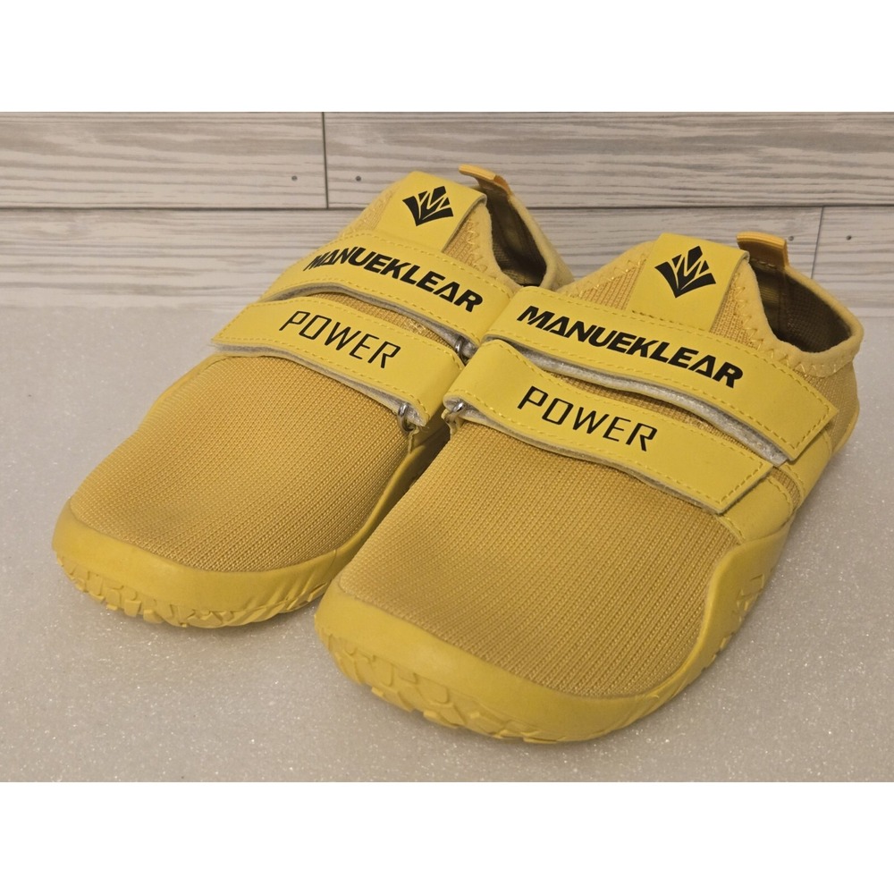 MANUEKLEAR Deadlift Shoes Weightlifting‎ Shoes Men Women Yellow Size 6.5 Gym